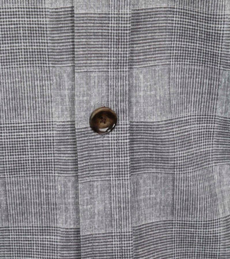 Suitable Liv Overshirt Geruit Grijs
