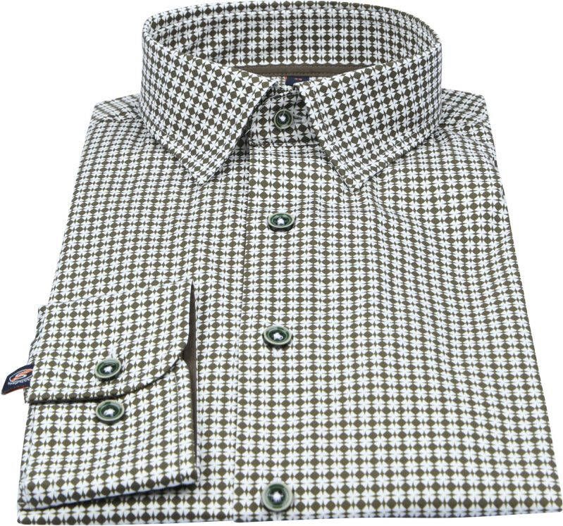 Suitable Overhemd Print Groen