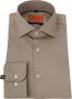 Suitable Overhemd Uni Khaki Skinny - Thumbnail 2