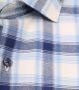 Suitable Overhemd Widespread Flanel Ruiten Blauw - Thumbnail 2