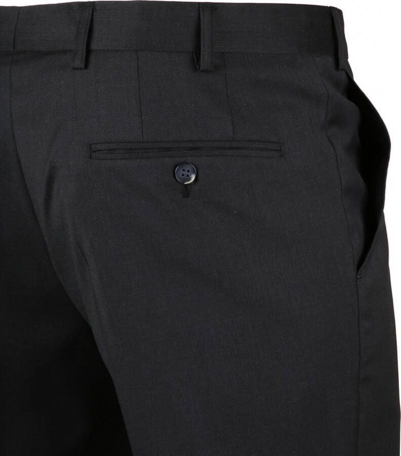 Suitable Pantalon Piga Wol Antraciet