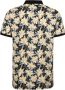 Suitable Polo Bloemen Donkerblauw Navy - Thumbnail 4