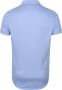 Suitable Prestige Earl Short Sleeve Overhemd Lichtblauw - Thumbnail 4