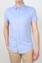 Suitable Prestige Earl Short Sleeve Overhemd Lichtblauw - Thumbnail 5
