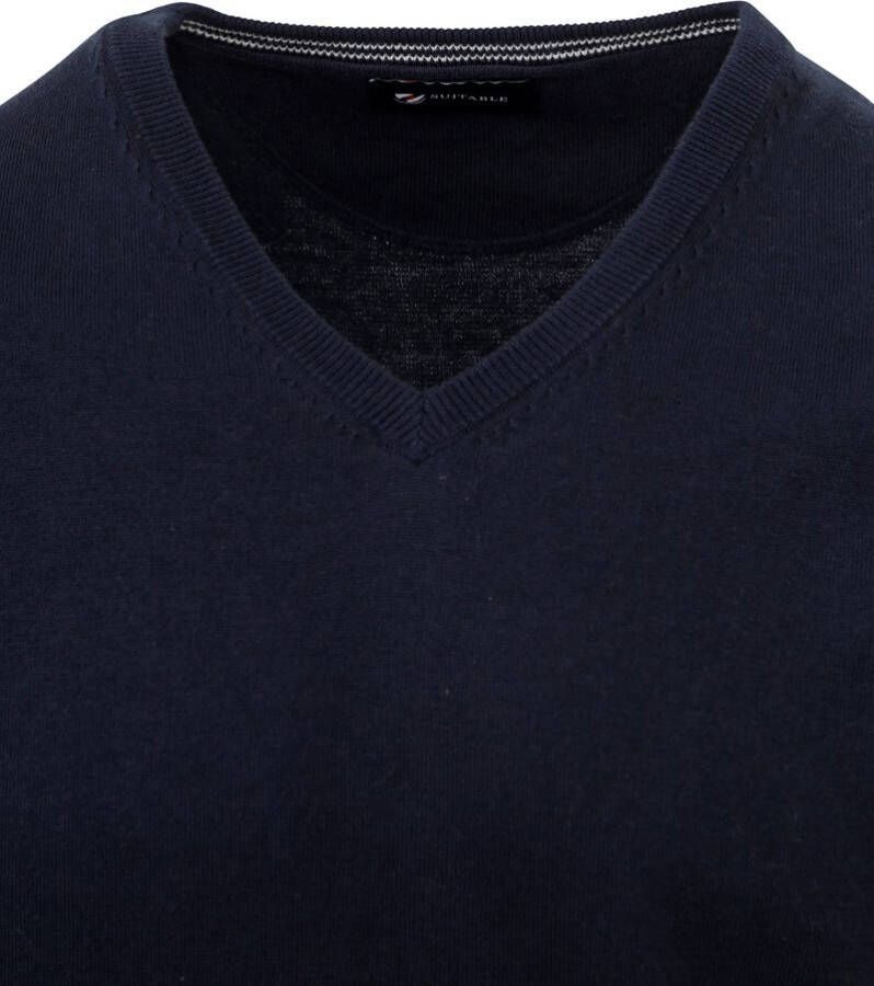 Suitable Pullover Vini V-Hals Navy