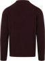 Suitable Pullover Wol O-Hals Bordeaux - Thumbnail 4