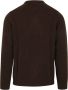 Suitable Pullover Wol O-Hals Bruin - Thumbnail 4