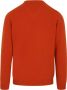 Suitable Pullover Wol V-Hals Oranje - Thumbnail 4