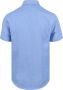Suitable Short Sleeve Overhemd Blauw - Thumbnail 5