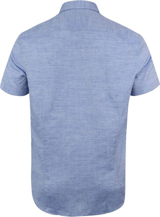 Suitable Shortsleeve Overhemd Blauw