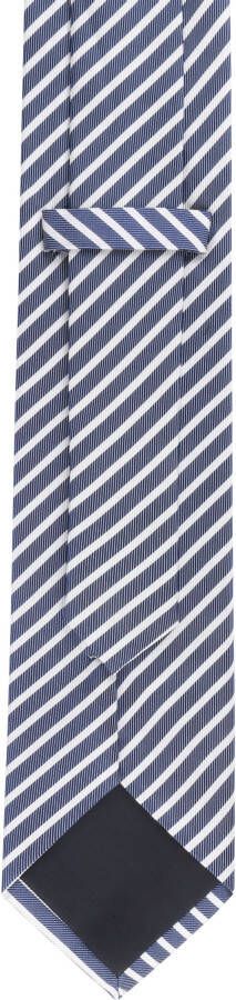 Suitable Stropdas Streep Donkerblauw