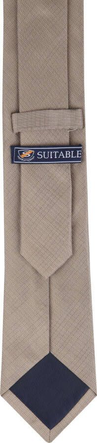 Suitable Stropdas Zijde Beige K82-1