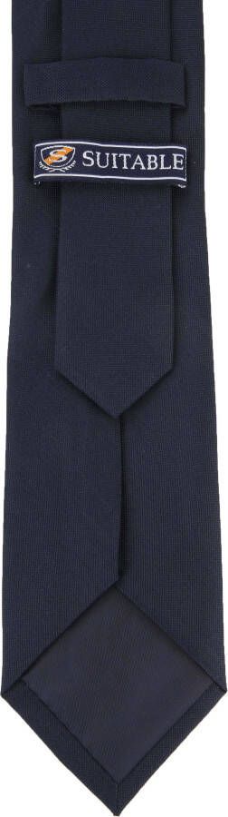 Suitable Stropdas Zijde Navy K91-16