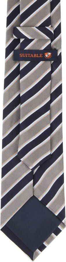 Suitable Stropdas Zijde Streep F82-10