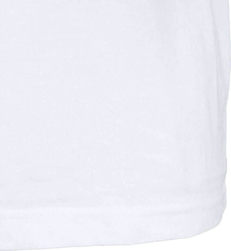 Suitable Obra T-Shirt Hoge Ronde Hals Wit 2-Pack