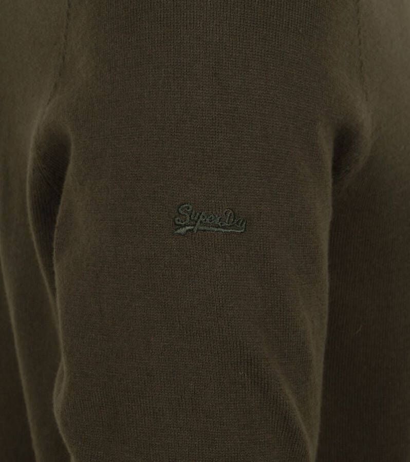 Superdry Pullover Hoxton Donkergroen
