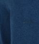 Superdry trui ronde hals blauw effen katoen - Thumbnail 3