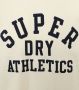 Superdry sweater ronde hals wit effen geprint katoen - Thumbnail 4