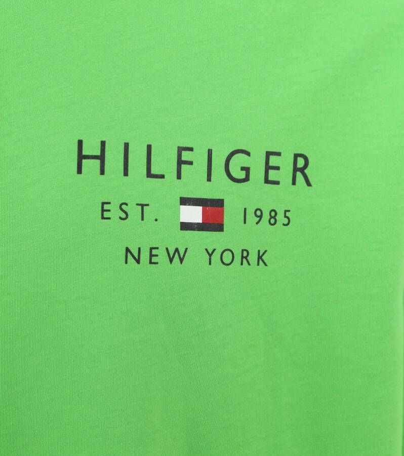 Tommy Hilfiger Big and Tall Logo T-shirt Groen