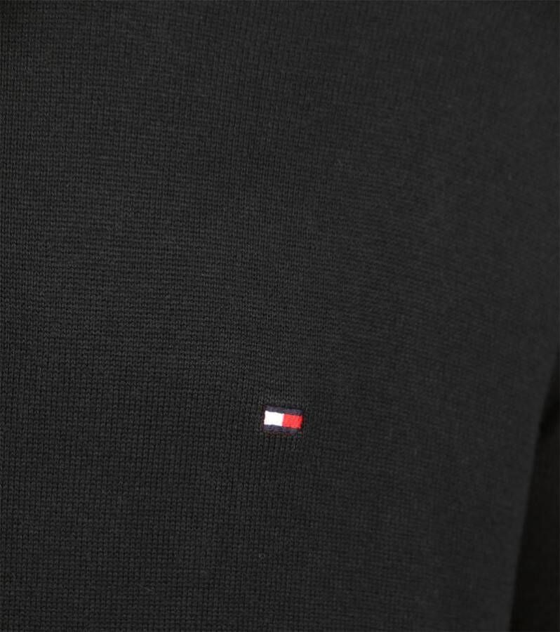 Tommy Hilfiger Big & Tall Half Zip Trui Zwart