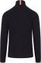 Tommy Hilfiger Donkerblauwe Coltrui Exaggerated Structure Roll Neck - Thumbnail 6
