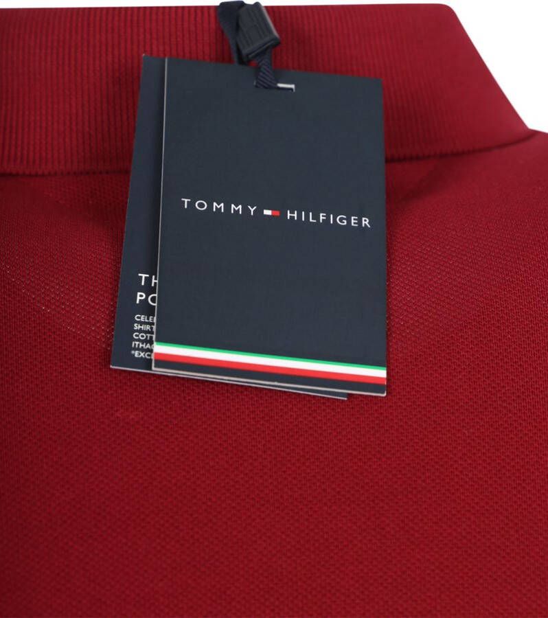 Tommy Hilfiger Poloshirt Long Sleeve Bordeaux