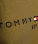 TOMMY HILFIGER Heren Truien & Vesten Tommy Logo Sweatshirt Donkergroen - Thumbnail 10