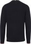 Tommy Hilfiger Donkerblauwe Trui Exaggerated Structure Crew Neck - Thumbnail 10