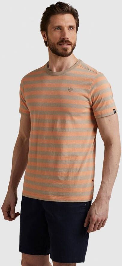 Vanguard T-Shirt Strepen Oranje