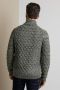 Vanguard Trui Knitted Half Zip Grijs Melange Groen Heren - Thumbnail 2