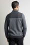 Vanguard Grijze Vest Zip Jacket Cotton Bonded Melan - Thumbnail 4