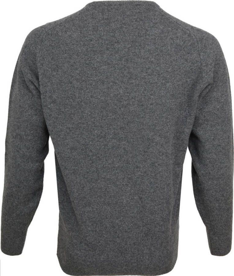William Lockie Pullover Lamswol V Cliff Grijs