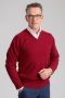 William Lockie Sweater Pullover Lamswol V Poppy - Thumbnail 4