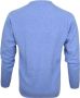 William Lockie Pullover Lamswol V Surf Mid Blue - Thumbnail 2