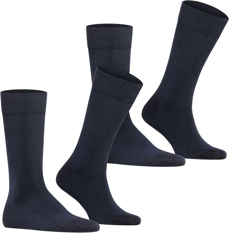 FALKE Happy sokken donkerblauw (set van 2) - Foto 6