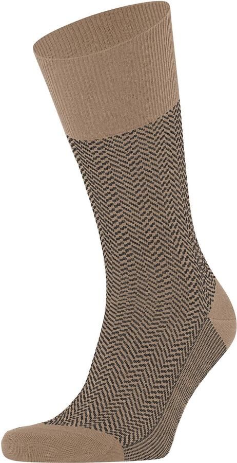 Falke Socks Airport Herringstripe Sok Beige - Foto 3