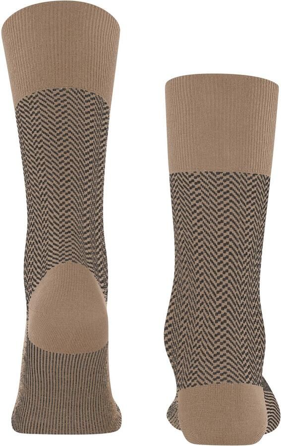Falke Panty s Kousen Airport Herringstripe Sok Beige - Foto 3