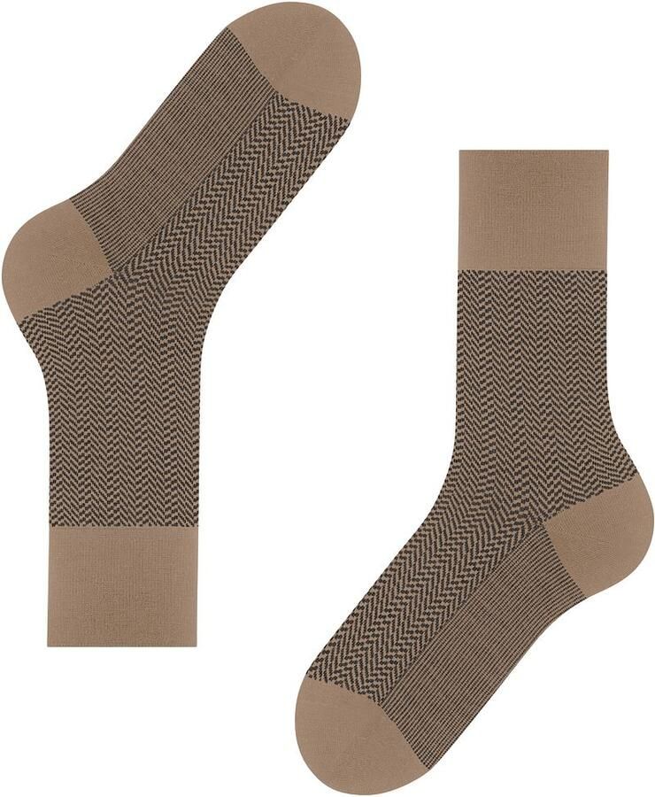 Falke Panty s Kousen Airport Herringstripe Sok Beige - Foto 3