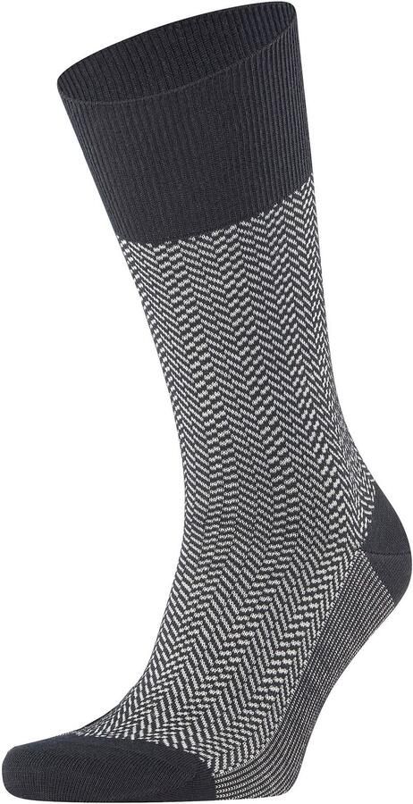 Falke Socks Airport Herringstripe Sok Zwart - Foto 3
