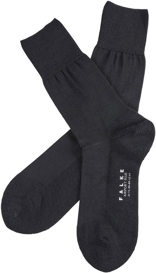Falke Socks Airport PLUS Sok Zwart Wolmix 3000 - Foto 3