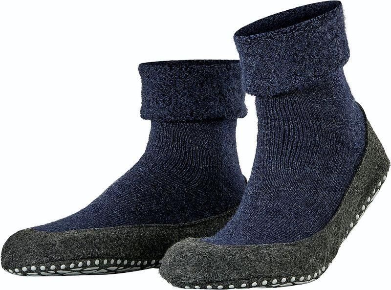 FALKE Cosyshoe huissokken donkerblauw - Foto 3