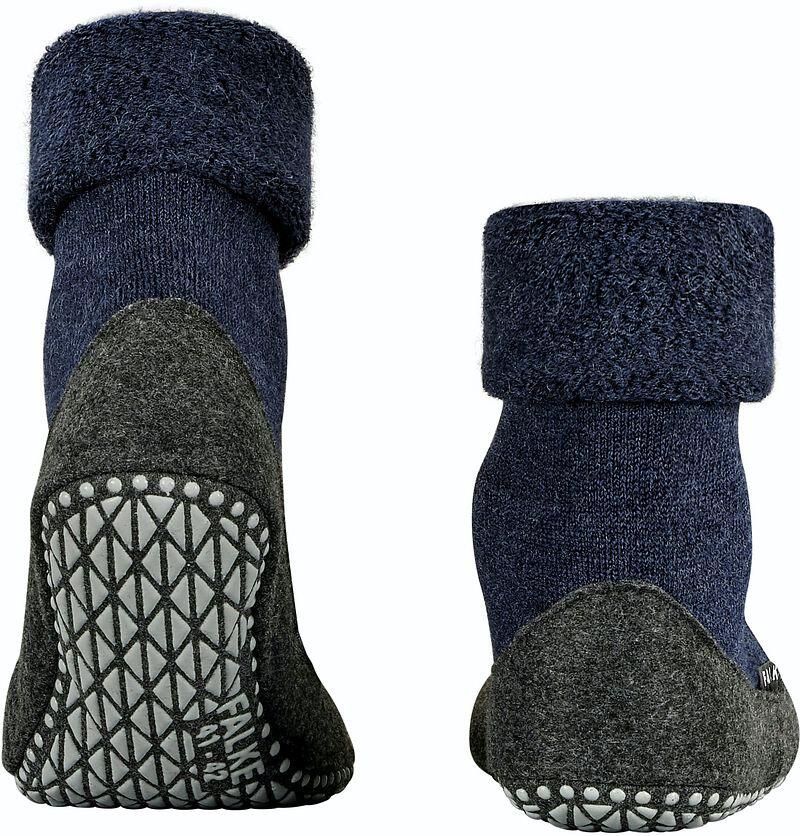 FALKE Cosyshoe huissokken donkerblauw - Foto 2