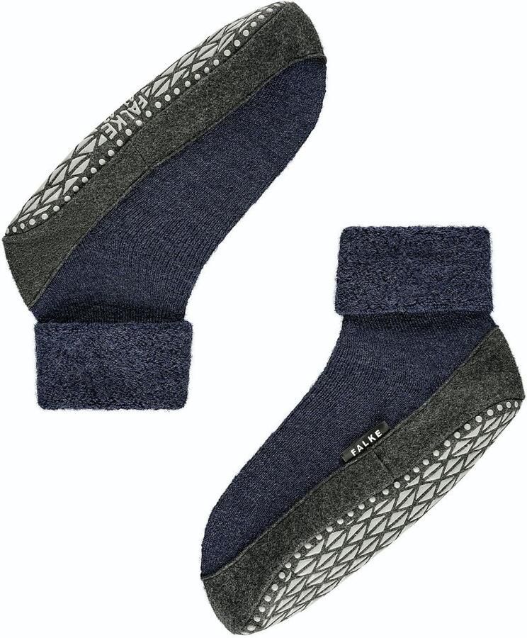 FALKE Cosyshoe huissokken donkerblauw - Foto 2