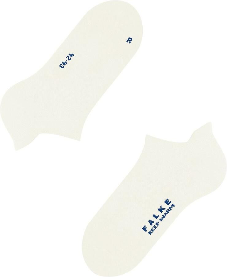 Falke Socks Keep Warm Sneaker Sok Off White - Foto 2