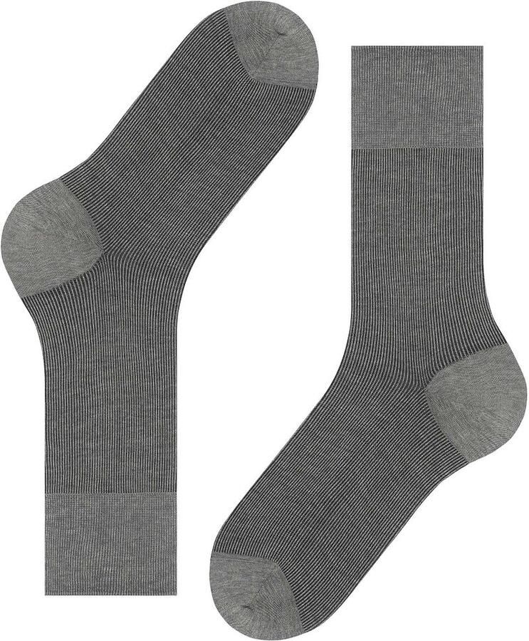 Falke Socks Sok Fine Shadow Antraciet - Foto 4