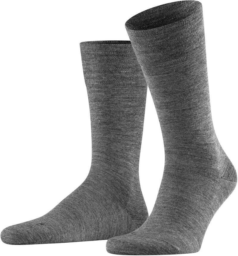 Falke Socks Sok Sensitive Berlin Wol Blend Antraciet - Foto 3