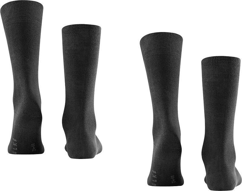 Falke Socks Swing Sokken 2-Pack Antraciet - Foto 2
