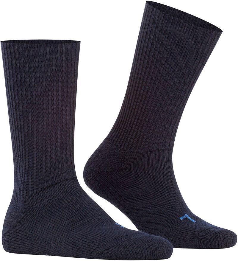 Falke Walkie Wandelsok Wol Blend Marine Blauw 6120 - Foto 3