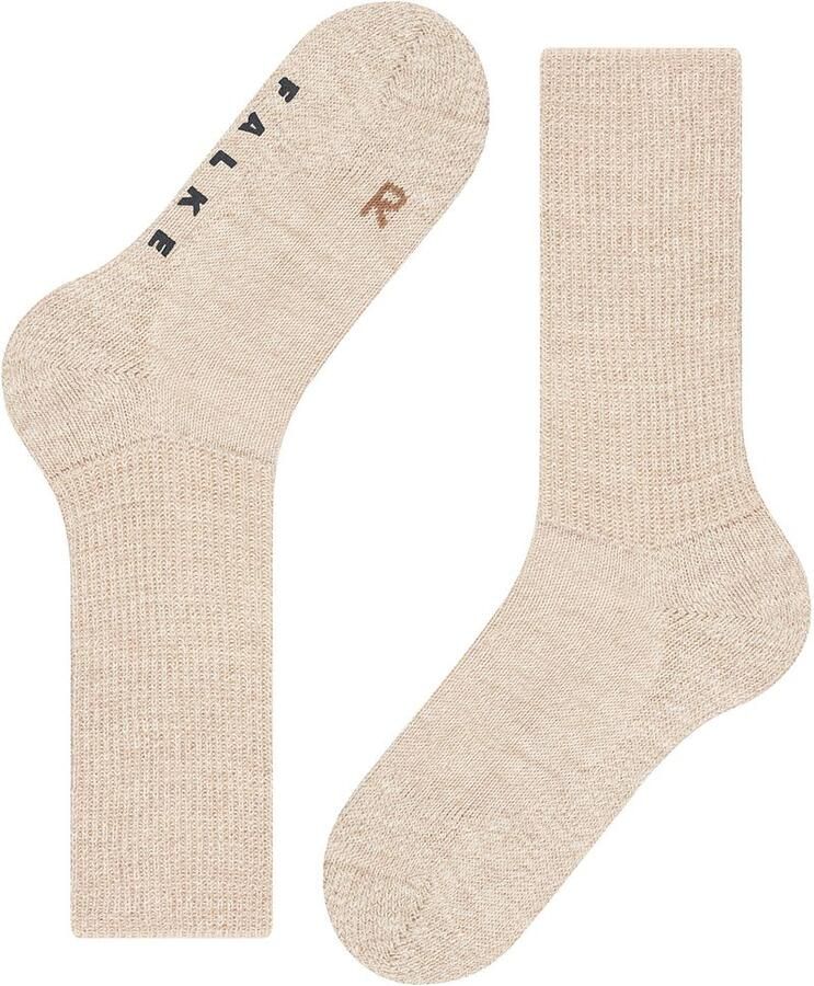 Falke Socks Walkie Wandelsok Wol Blend Sand - Foto 3