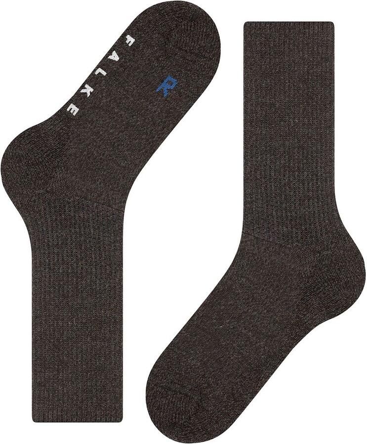 Falke Socks Walkie Wandelsok Wol Blend Smog - Foto 3